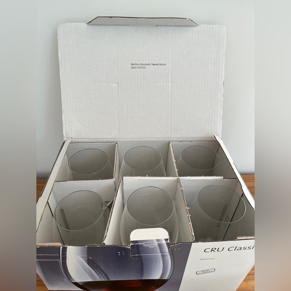 SCHOTT ZWIESEL Set of 6 Bordeaux Wine Glasses Cru Classic Tritan Dinner Party - Picture 11 of 14